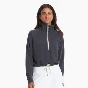 Vuori Sedona Half Zip (Charcoal, XS) - Women's Fleece Pullover